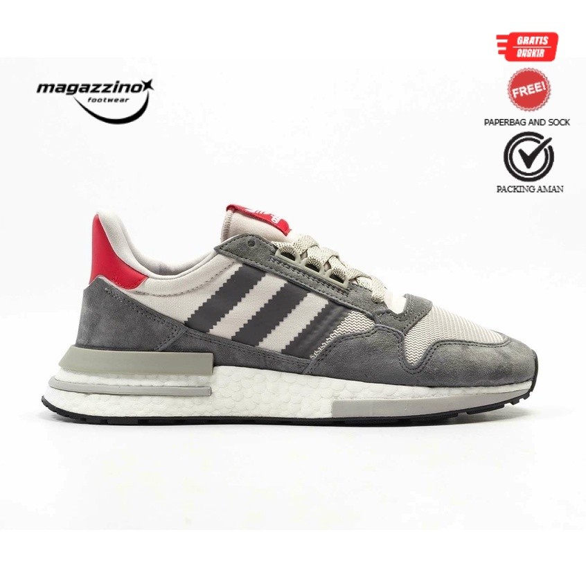 adidas  ZX 500 RM Grey White Scarlet