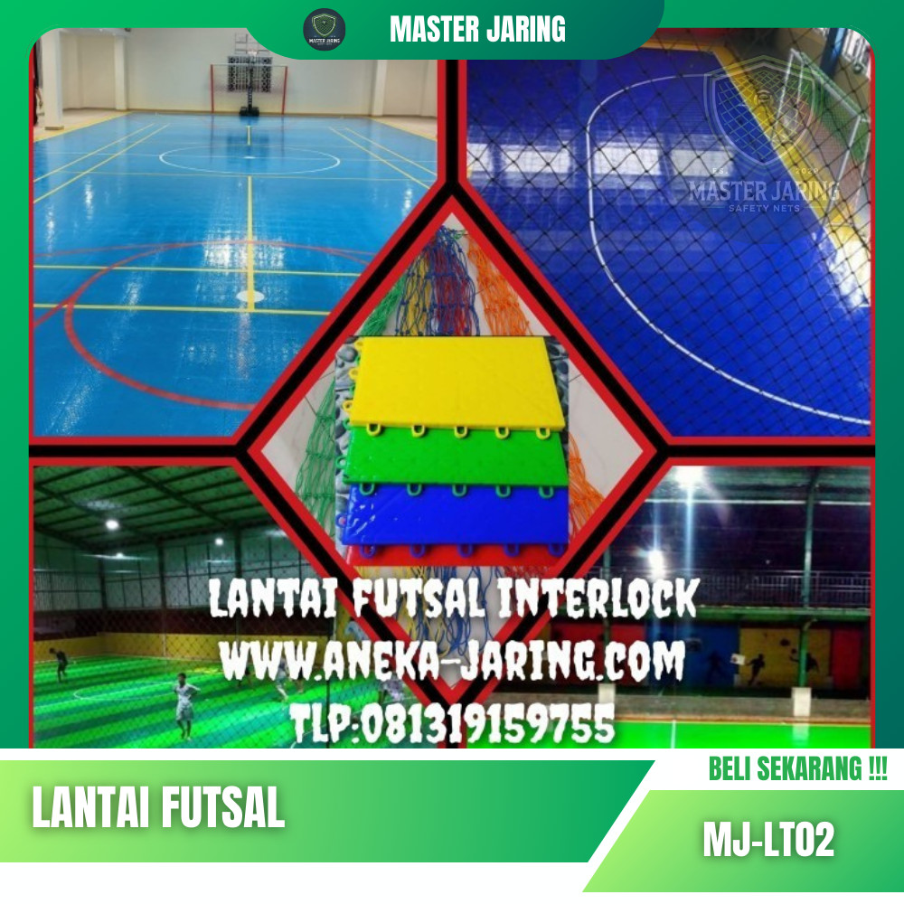 Lantai Interlock Lapangan Futsal Badminton Volly Badminton Dll...
