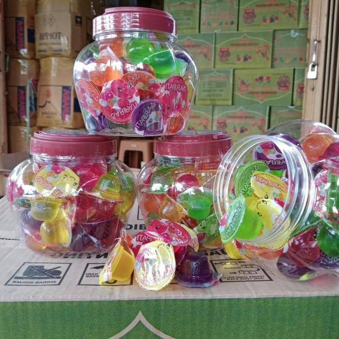 

AGAR JELLY SARIPATI 1 toples isi 50 bji cup jelly Aneka rasa