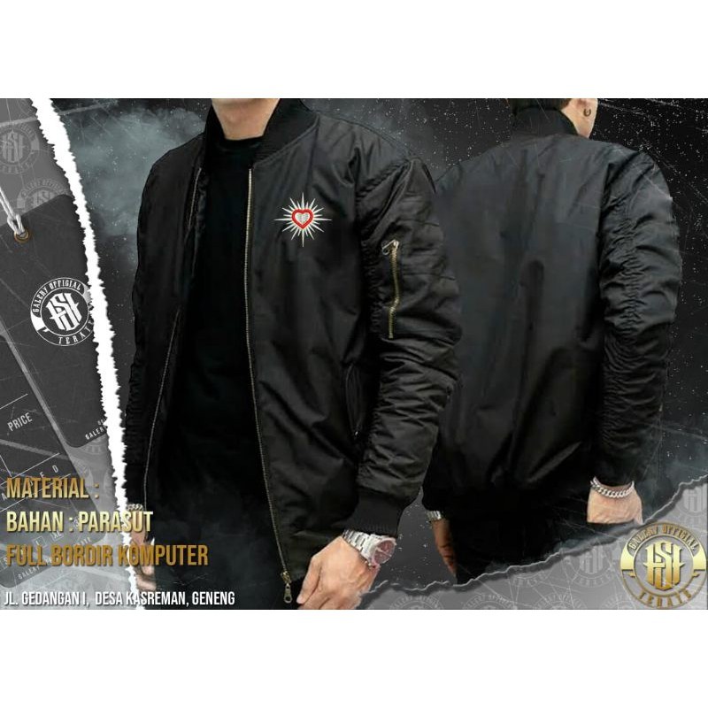 JAKET BOMBER PSHT JAKET HATI BERSINAR JAKET BOMBER SH TERATE