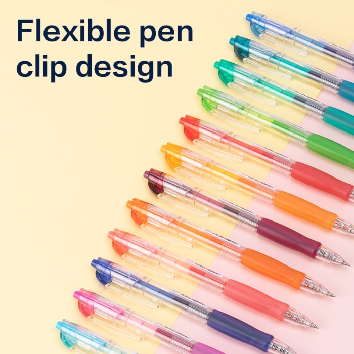 

Deli Pulpen Gel / Gel Pen 12 Warna SA50X - 12 warna