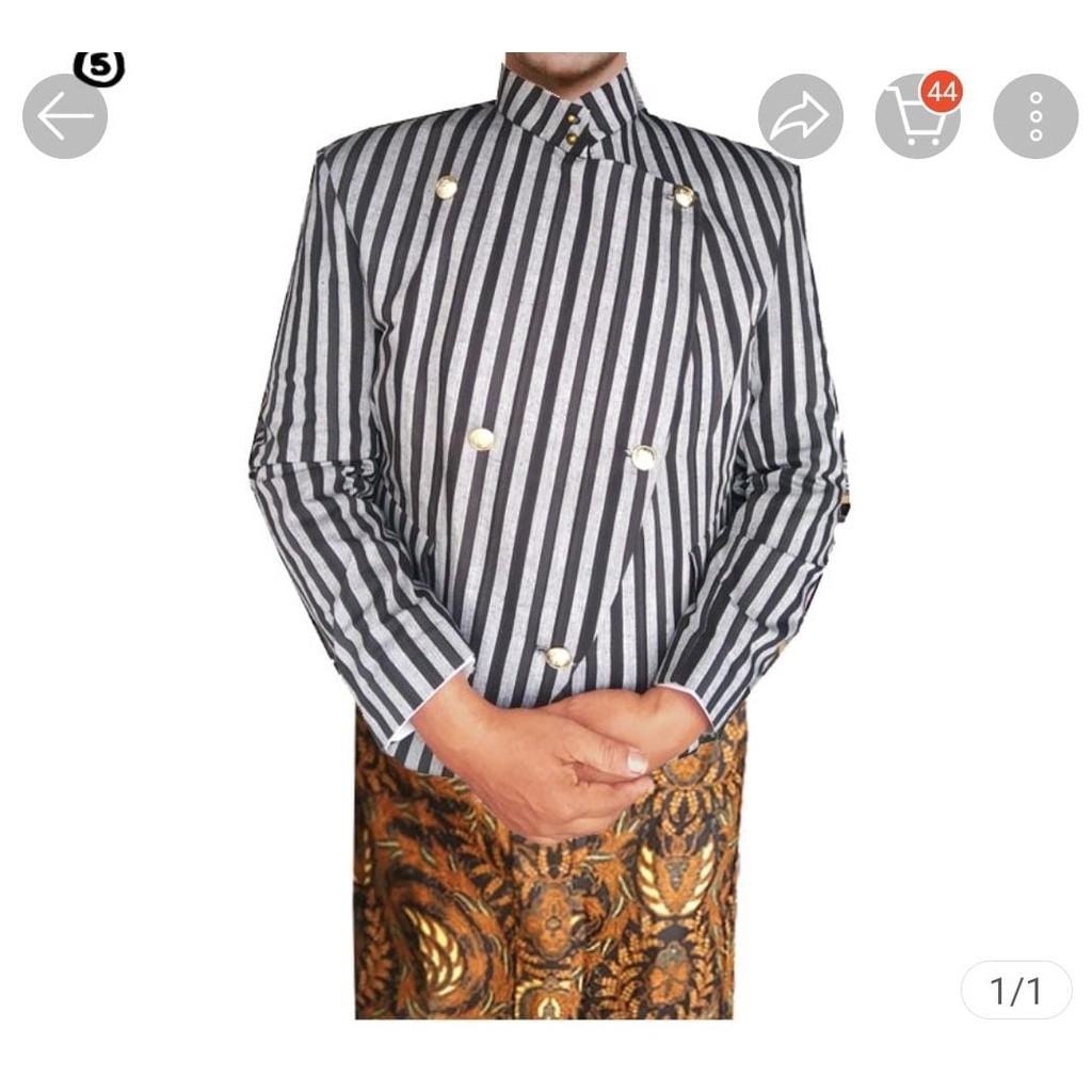 Beskap lurik ja beskap ja Lurik