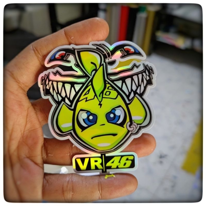 sticker logo Rossi, 46 Rossi helogram