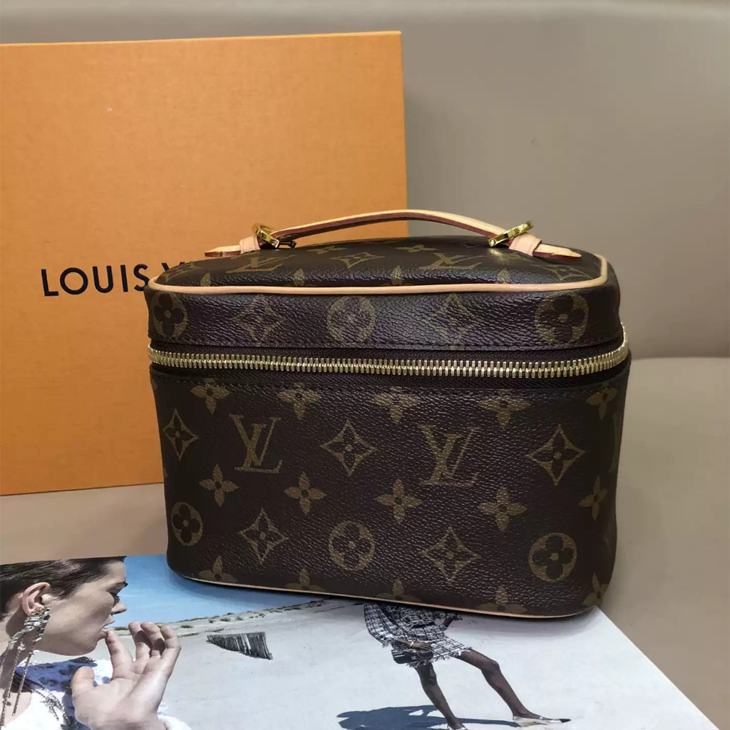 【bekas asli】（M44495 ）Tas/tas kosmetik Louis Vuitton NICE