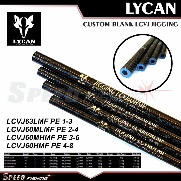 TERLARIS Lycan Custom Blank LCVJ Jigging - 4-8