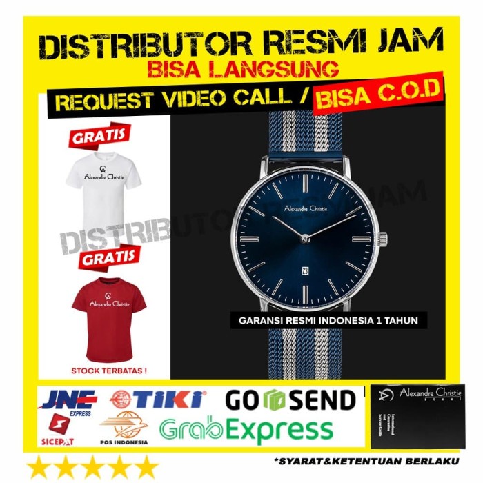 ALEXANDRE CHRISTIE AC 8582 AC8582 AC8582MD GARANSI RESMI 12 BULAN