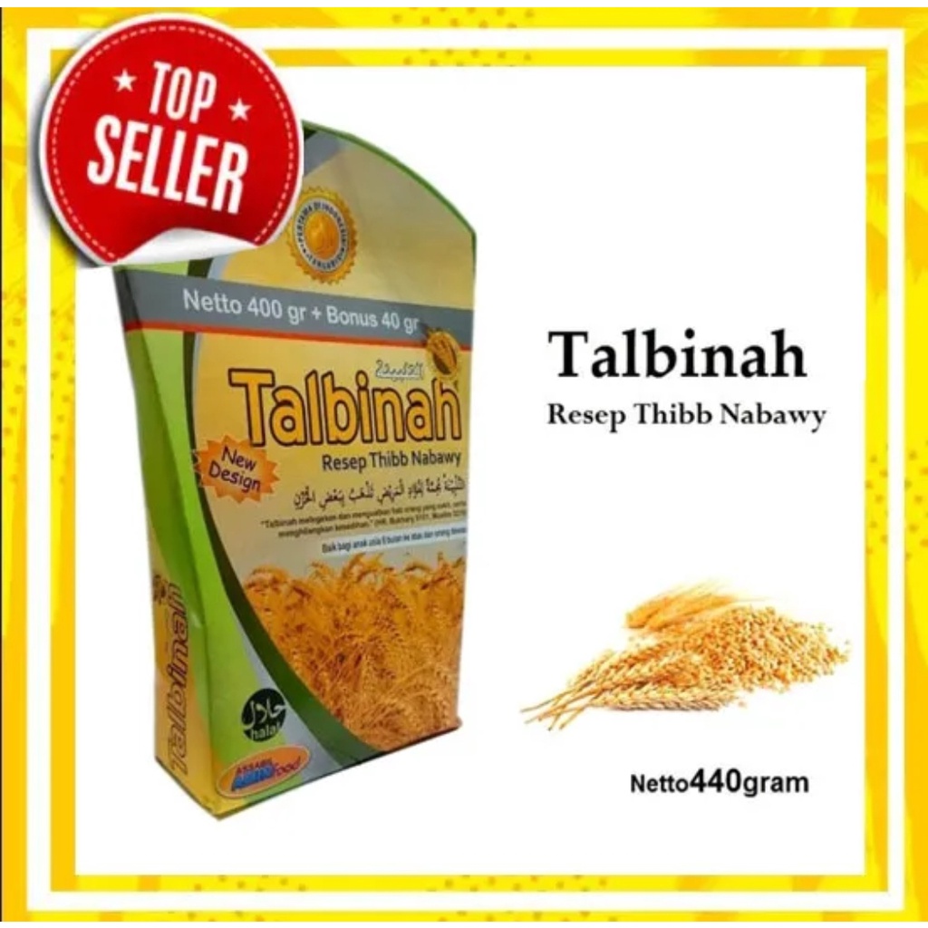 

(TOPSELLER1) Tepung Gandum Talbinah Thibb Nabawy 400gr + 40gr Untuk Kesehatan