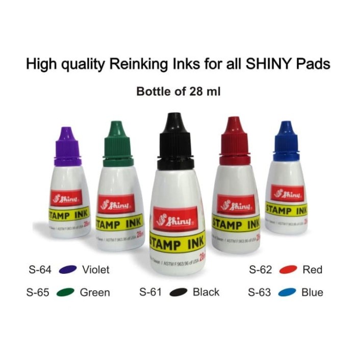 

[New] Tinta Stempel Shiny 28 ml - Biru