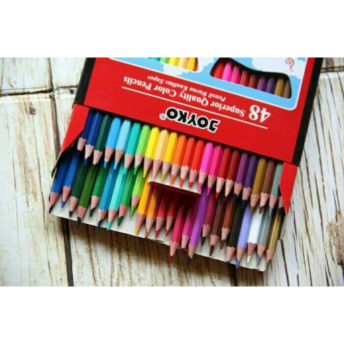 

[Best Seller] Pensil warna 48 warna Joyko
