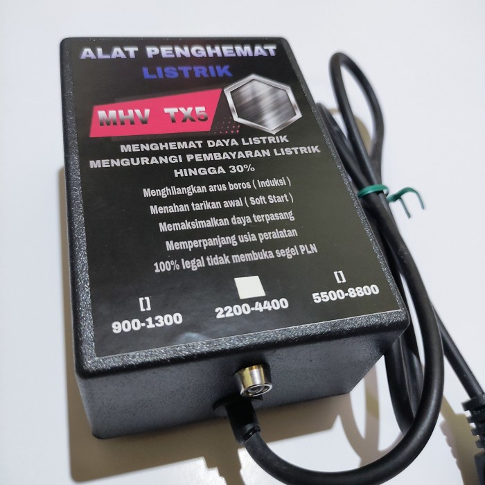 Alat Penghemat Listrik 2200-4400Watt Token Dan Pascabayar Original TX5