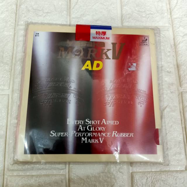 KARET BET TENIS MEJA YASAKA MARK V ORIGINAL JAPAN
