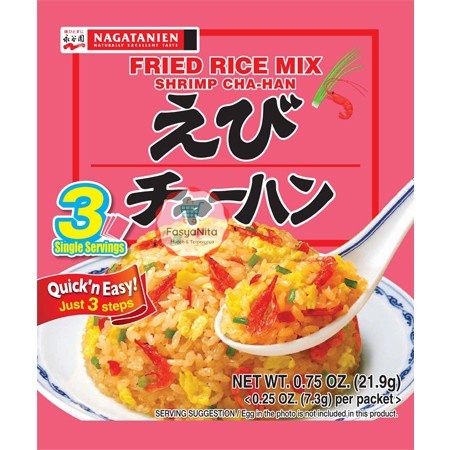 

Bumbu Masak Nagatanien Fried Rice Jepang / Chahan (1 Pcs) - Ebi / Udang - FasyAnita Mart Denpasar