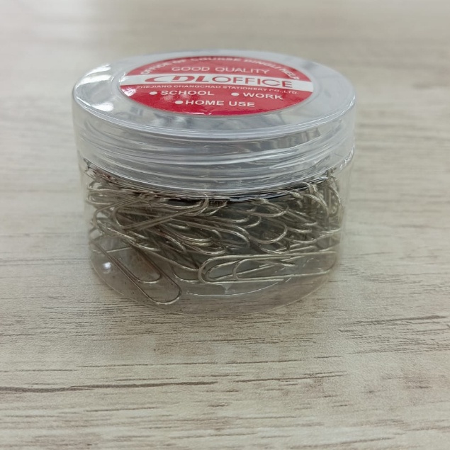 

Paper Clip Stainless/Jepitan Kertas/Klip Kertas/klip Penjepit Kebutuhan Kantor Sekolah 33MM