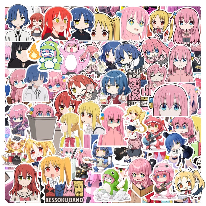 

Stiker Sticker Pack Anime Bocchi The Rock Paketan