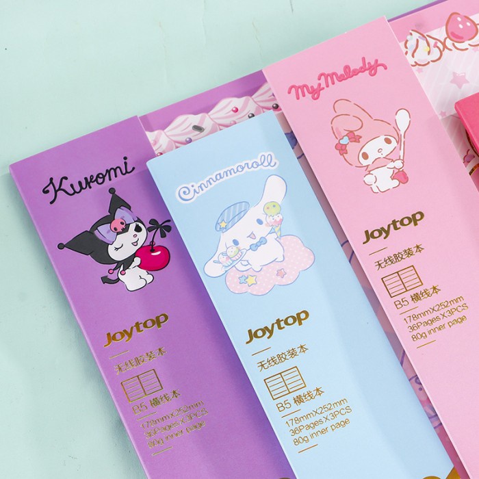 

MIMIMOO Buku Tulis Sanrio Edition Cinnamoroll Kuromi My Melody - Cinnamoroll