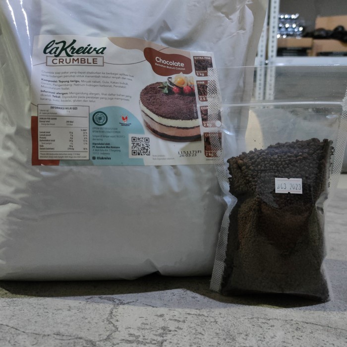 

New Produk LA KREIVA CRUMBLE CHOCOLATE 500 GR