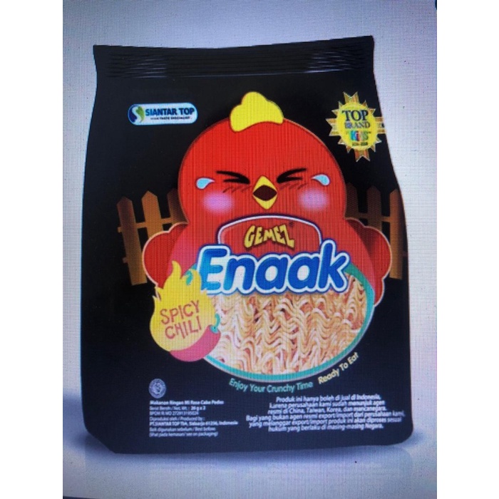 

Siantar Top New Gemez Enaak Rasa Spicy Snack [30 gr]