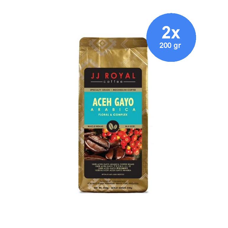 

JJ Royal Coffee Aceh Gayo Arabica Kopi 200 gr x 2