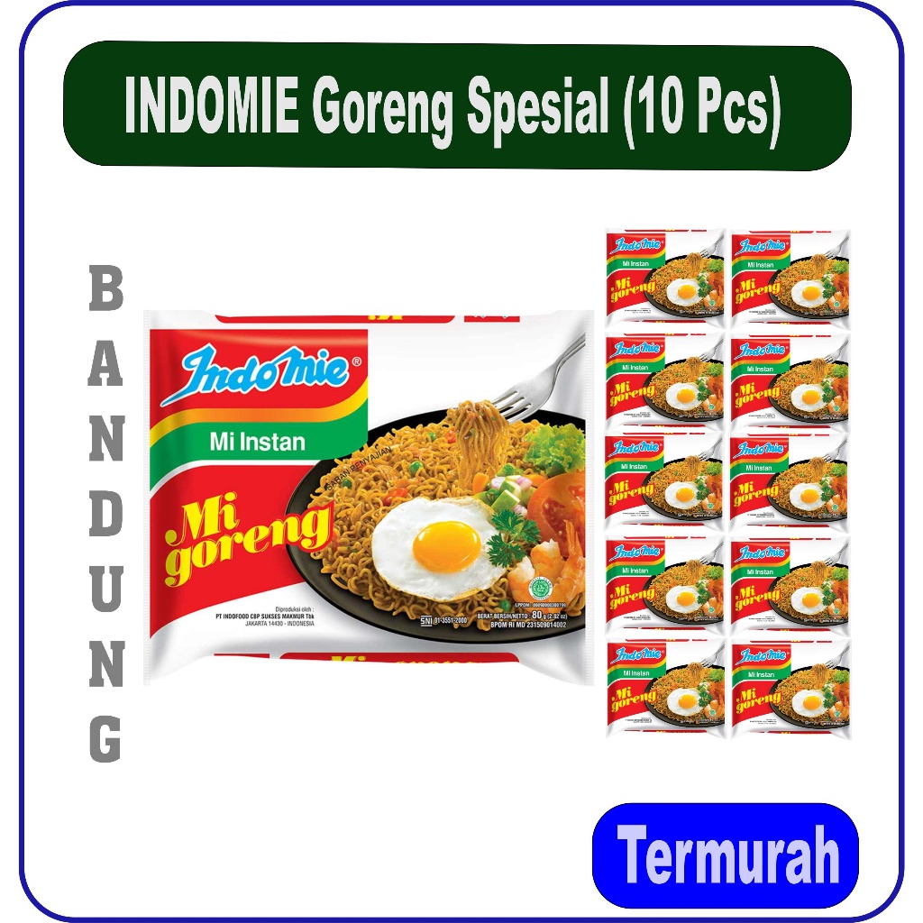 

INDOMIE Goreng Spesial (10 Pcs)