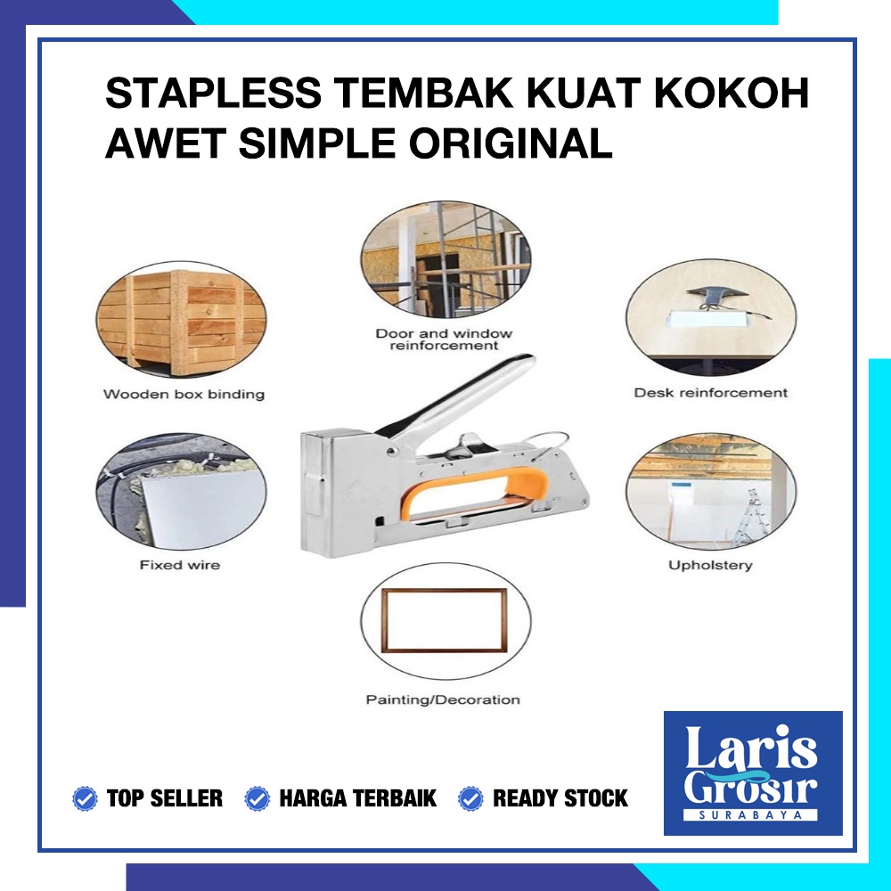 

Staples Tembak Gun Staple Tacker Jok Motor Steples Stepler Tembak Top Original Laris Grosir Surabaya