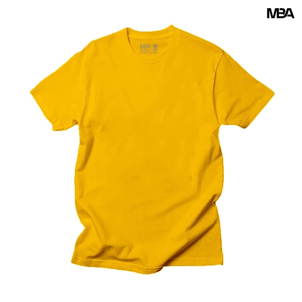 NEW MBA-KAOS POLOS PRIA BASIC TSHIRT LENGAN PENDEK UNISEX COTTON COMBED 24S PREMIUMDISTRO-VOL1