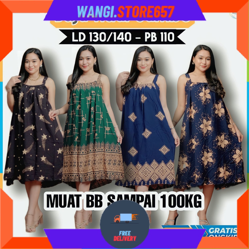 BAJU KOMBOR MAMAH MUDA OVERSIZE KEKINIAN MOTIF CANTIK / Sleepwear Sexy Jumbo Ld 130 Baju Tidur Sexy 