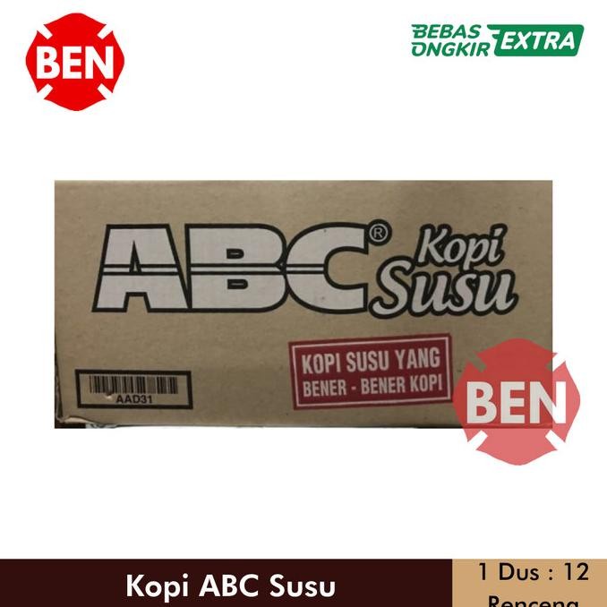 

Ready Kopi Abc Susu 1 Dus / 12 Renceng / Renteng / 120 Sachet / Grosir