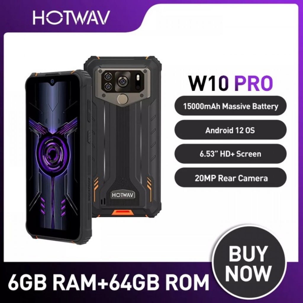 Hotwav W10 Pro 6GB/64GB 15000mAh