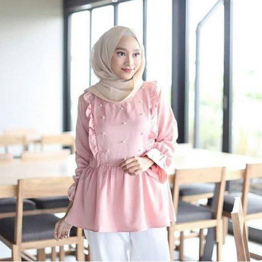 Dania Top / Atasan Wanita Terbaru Blouse Baju Lebaran Atasan Top Atasan Murah Atasan Muslim Kekinian