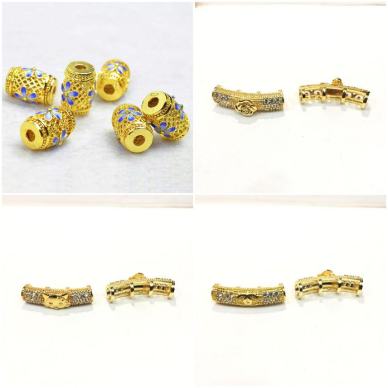 Liontin Gelang Xuping  Model Tabung Emas ,