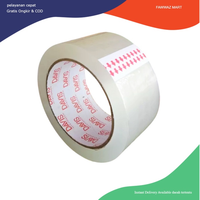 

Lakban Bening 45 MM Davis 100 Yard (PCS)