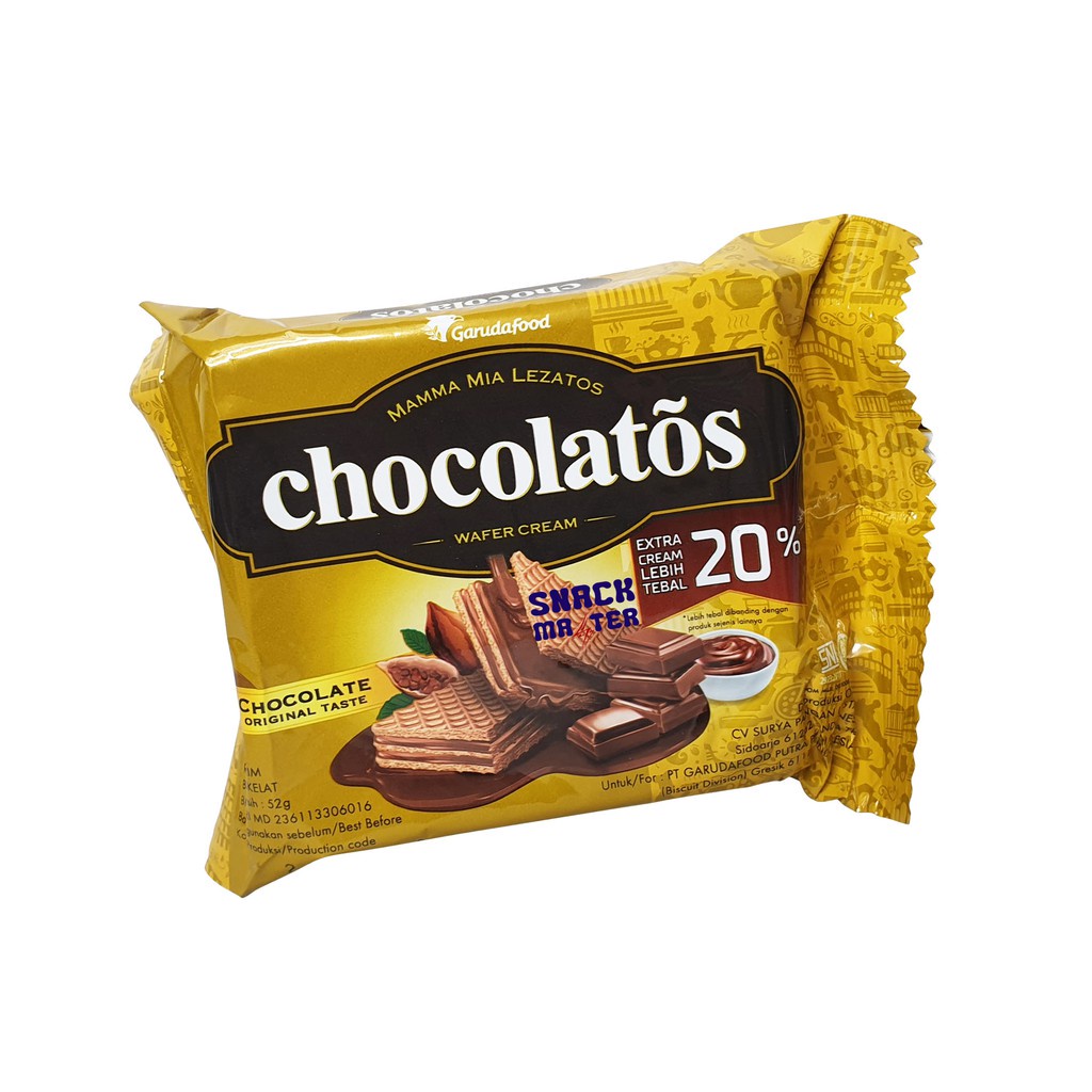 

Chocolatos Wafer Cream Regular - Netto 40 gr.