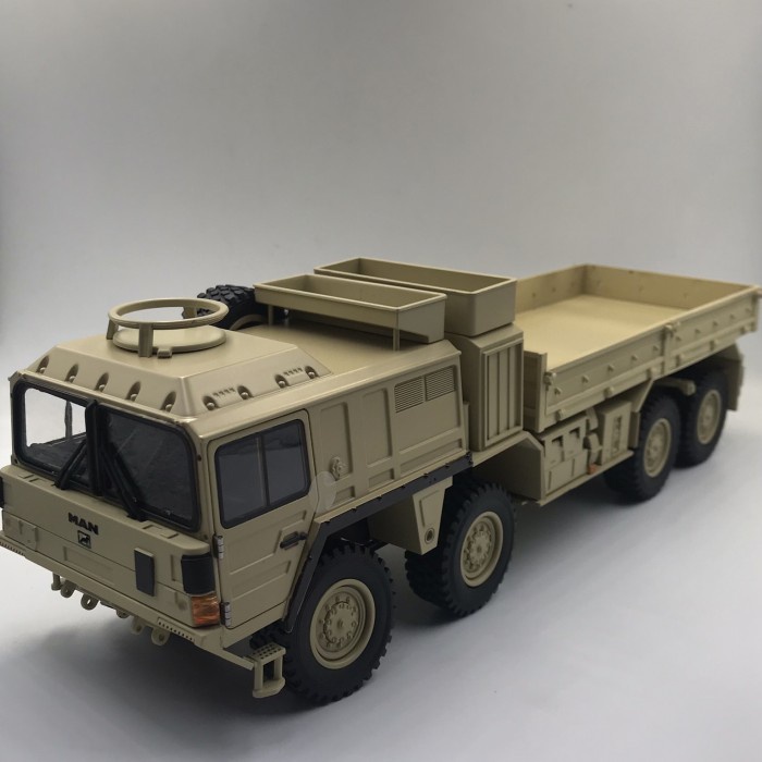 Diecast Miniatur Truck MAN militer SX-extreme mobility truck system ,cream 1:32