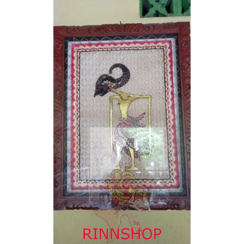 pigura arjuna / kulit asli / cod / wayang murah