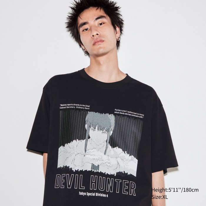 UNIQLO UT Chainsaw Man Lengan Pendek 467423 Uniseks