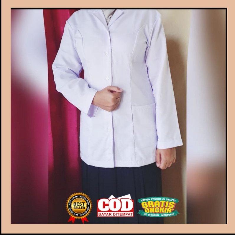 Baju Dinas Putih wanita Baju Putih PNS/ASN, Baju Putih Guru, Kemeja kerja wanita, Baju Pdh Putih Pan
