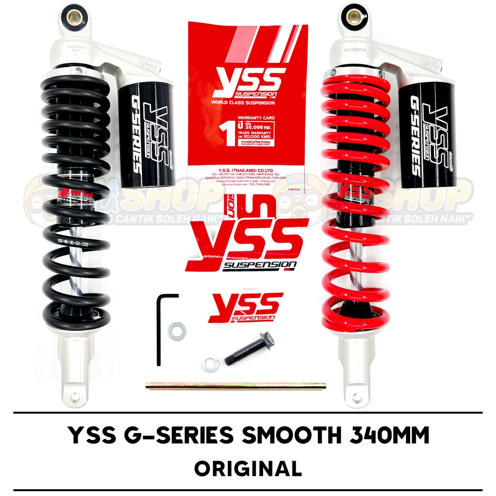 YSS G-series Smooth shockbreaker Vario 160 340mm YSS G Series original Vario160