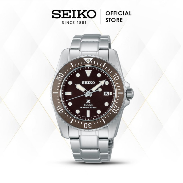 Seiko Prospex SNE571P1 SNE571 Compact Solar Diver Stainless Original