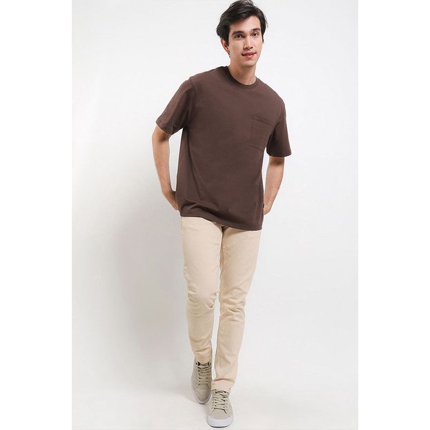 Andrew Smith T-Shirt Slim Fit Pria A0131P03F