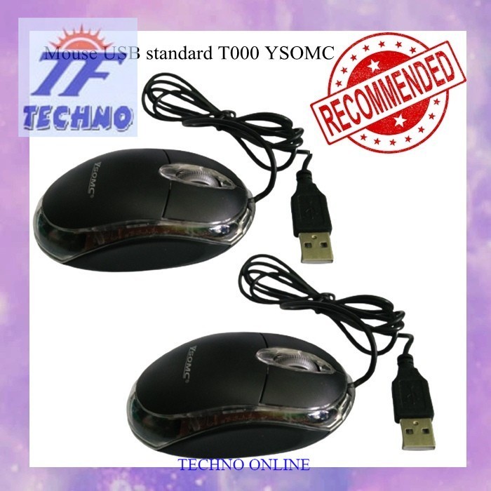 Mouse Kabel USB standard YSOMC T000 Kualitas Bagus