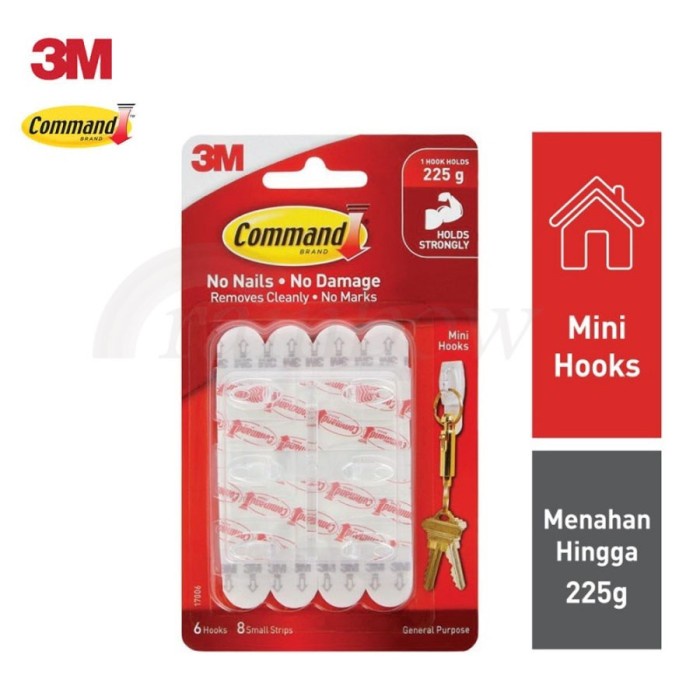 

3M Command Mini Hook Gantungan Serba Guna Mini