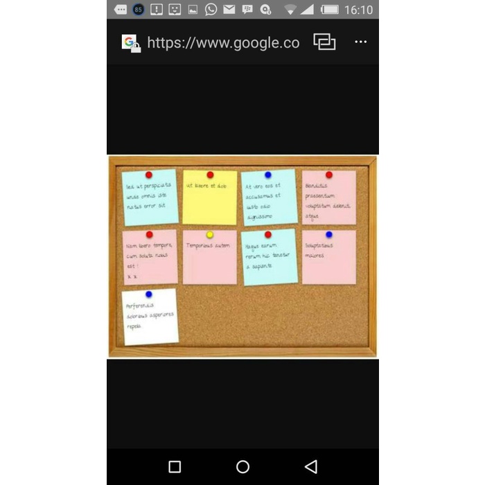 

cork board / cok board 20 x 30cm tebal 8mm