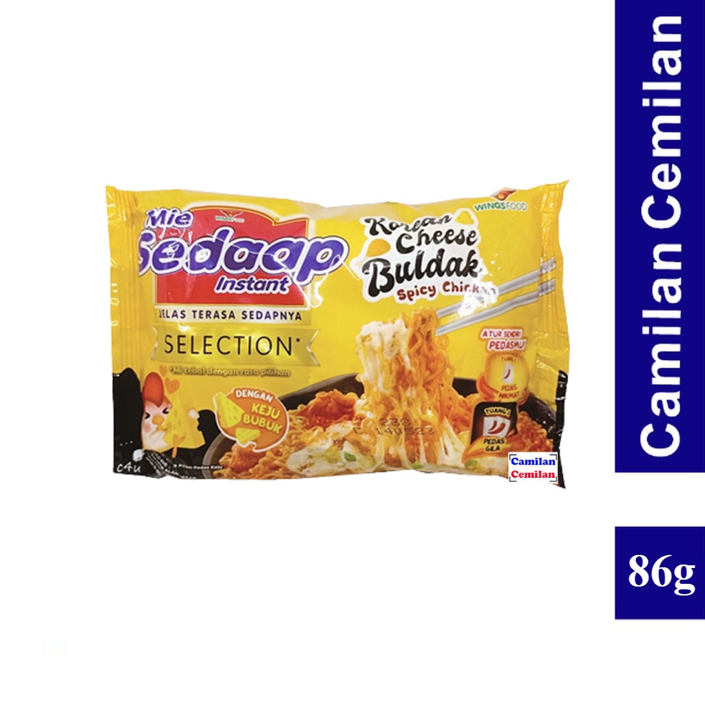 

Sedaap Sedap Korean Cheese Buldak 86 gr