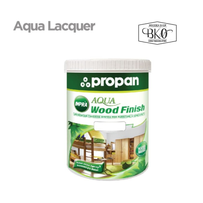 impra aqua laquer clear gloss waterbased cat propan pernis gloss