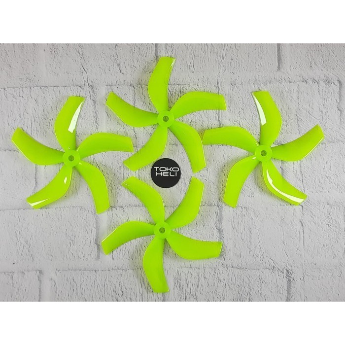 Gemfan D4-5 Ducted 5 Blades 4" Propeller 5mm D4 Lemon Yellow