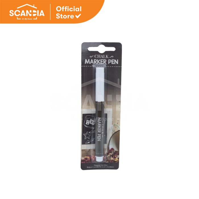 

SCANDIA Marker Chalk Pen Spidol Putih 1 Pc White (YA0042)