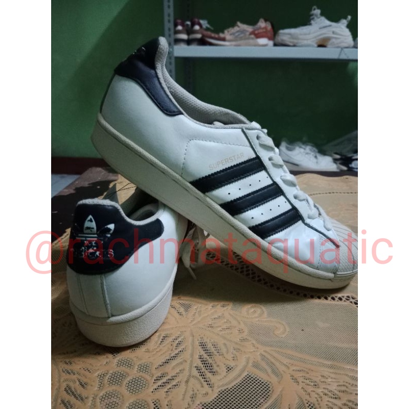 sepatu adidas superstar size 38 insole 24,5 casual