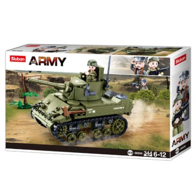 Sluban Wwii Army W5 Light Tank (344)