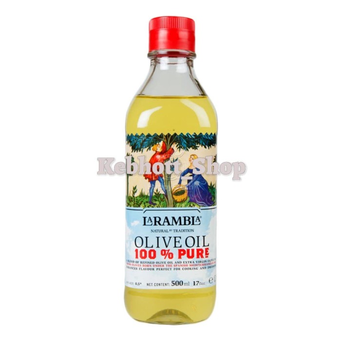 

La Rambla Olive Oil 100% Pure 500ml | Larambla Minyak Zaitun 500 ml