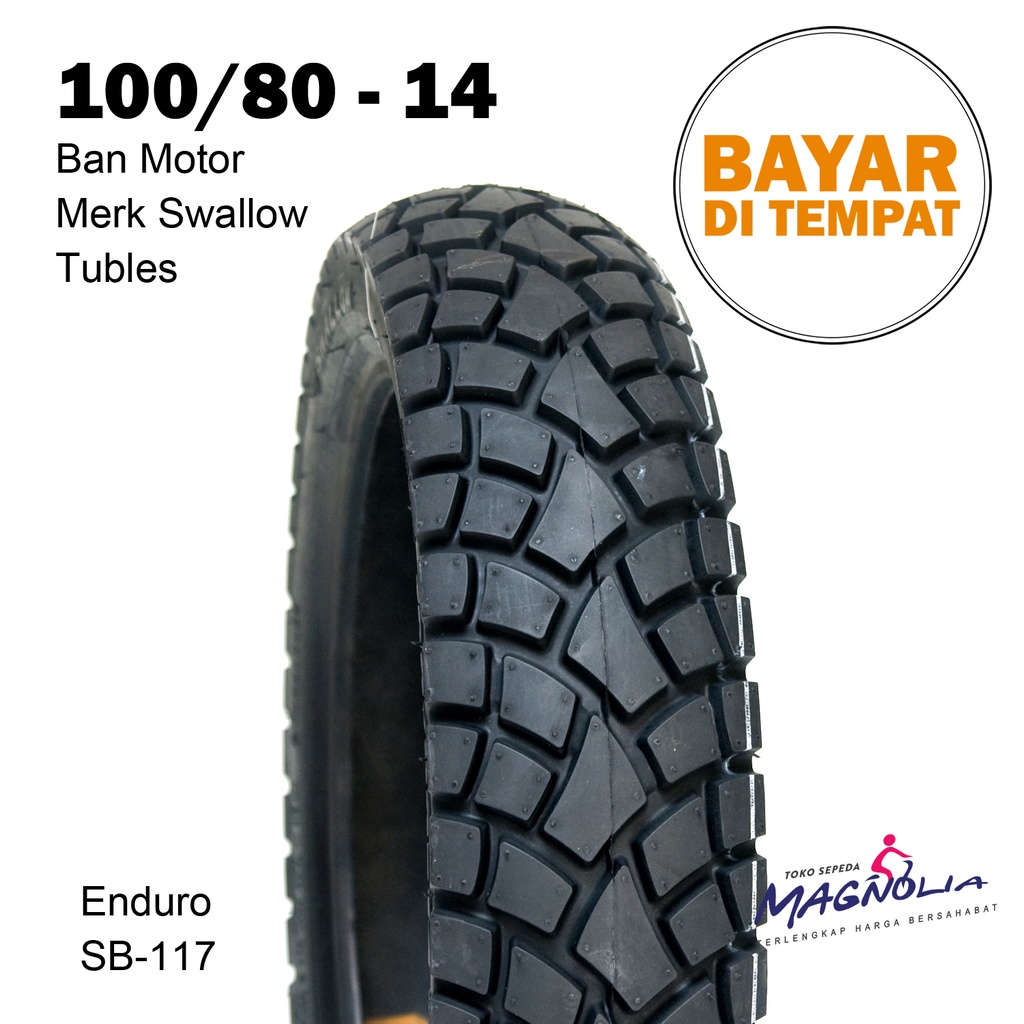 Ban Motor Ring 14 - 100/80 Tubles Vario Merk Swallow